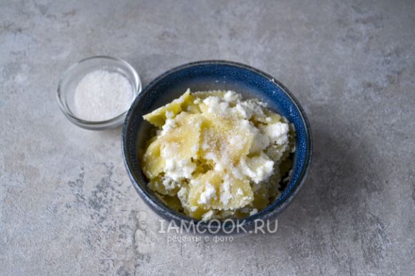 Ленивые вареники с макаронами и творогом