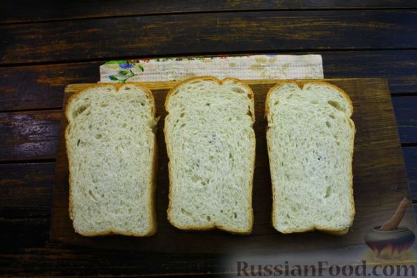 Сладкие гренки с орехово-шоколадной пастой