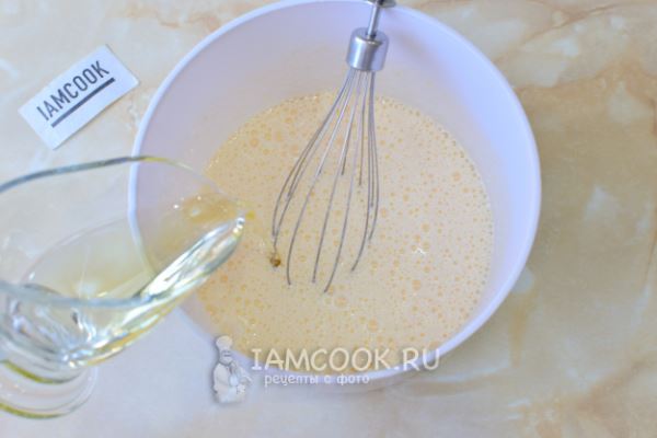 Творожный кекс с черникой